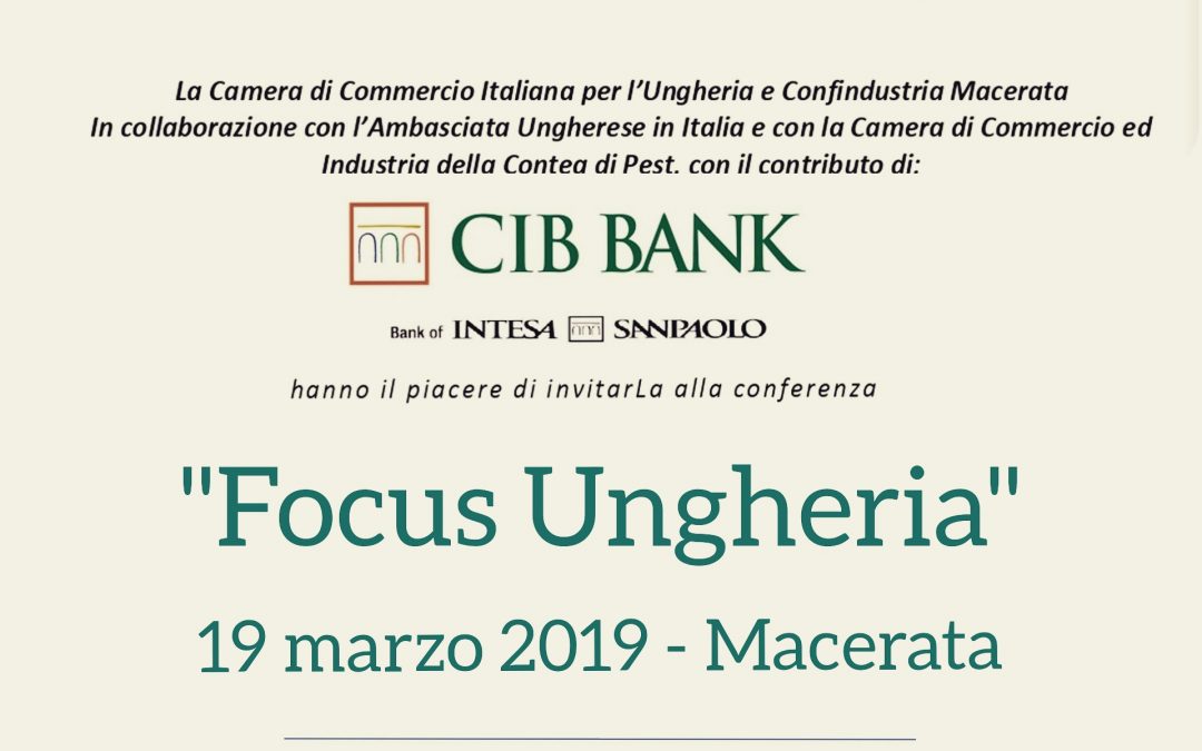 Focus Ungheria – Macerata 2019.03.19