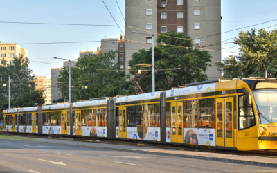 Una campagna promozionale ENIT Ungheria sui tram di Budapest