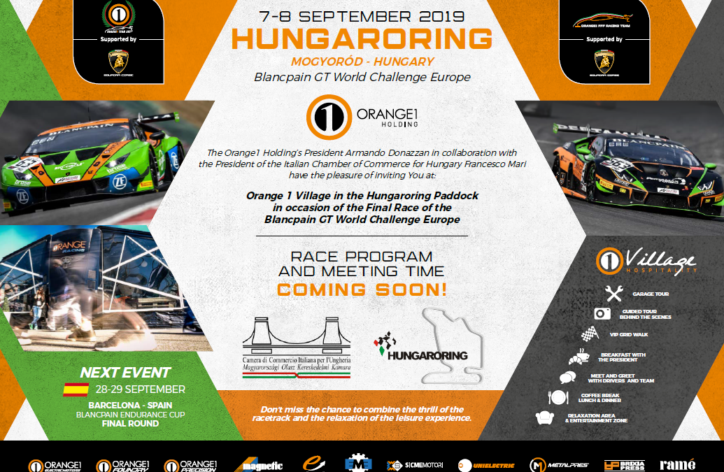 SAVE THE DATE Blancpain GT World Challange Europe