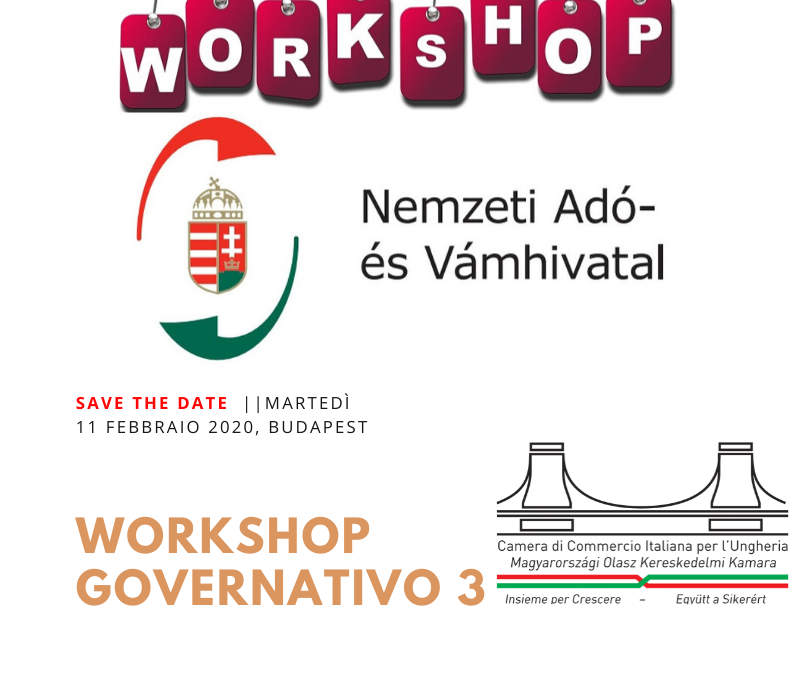 Workshop Governativo III con la NAV